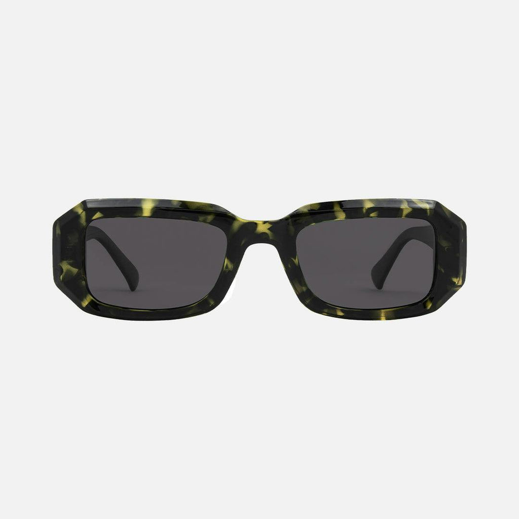 Asher - Gloss Fire Tort front & Matt Back Temple with Grey Lens