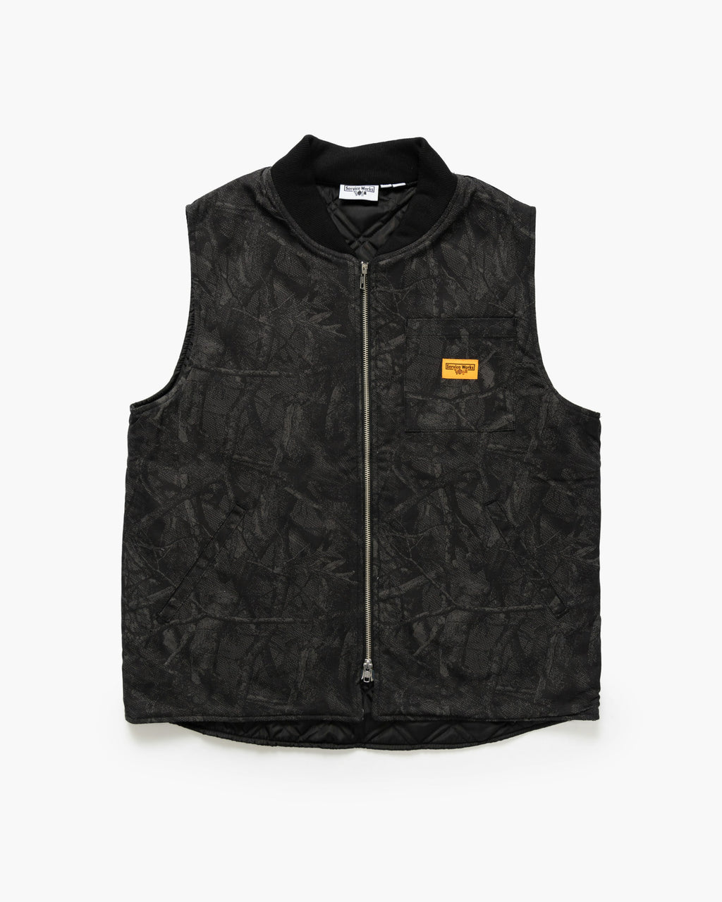 Service Works Camo Padded Work Vest in Mono