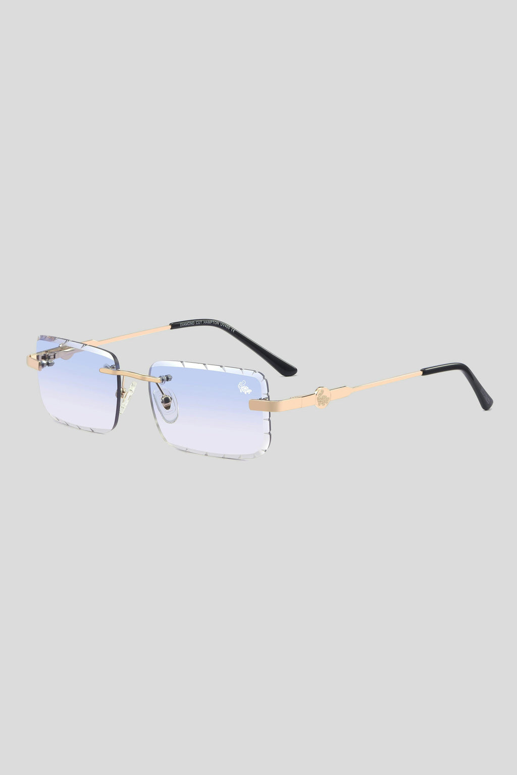Diamond Cut Hampton Blue | Gold
