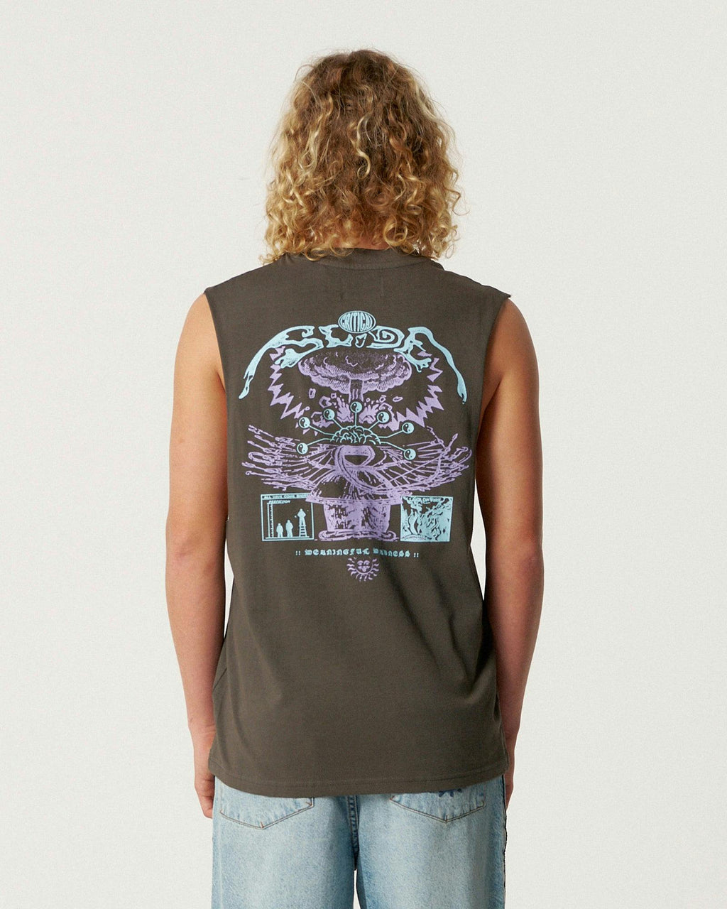 Madness Muscle Tee - Ashphalt