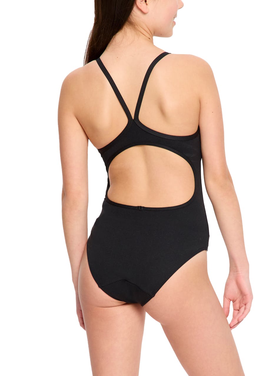 Teen Period Swimwear Performance One Piece Light Absorbency Black