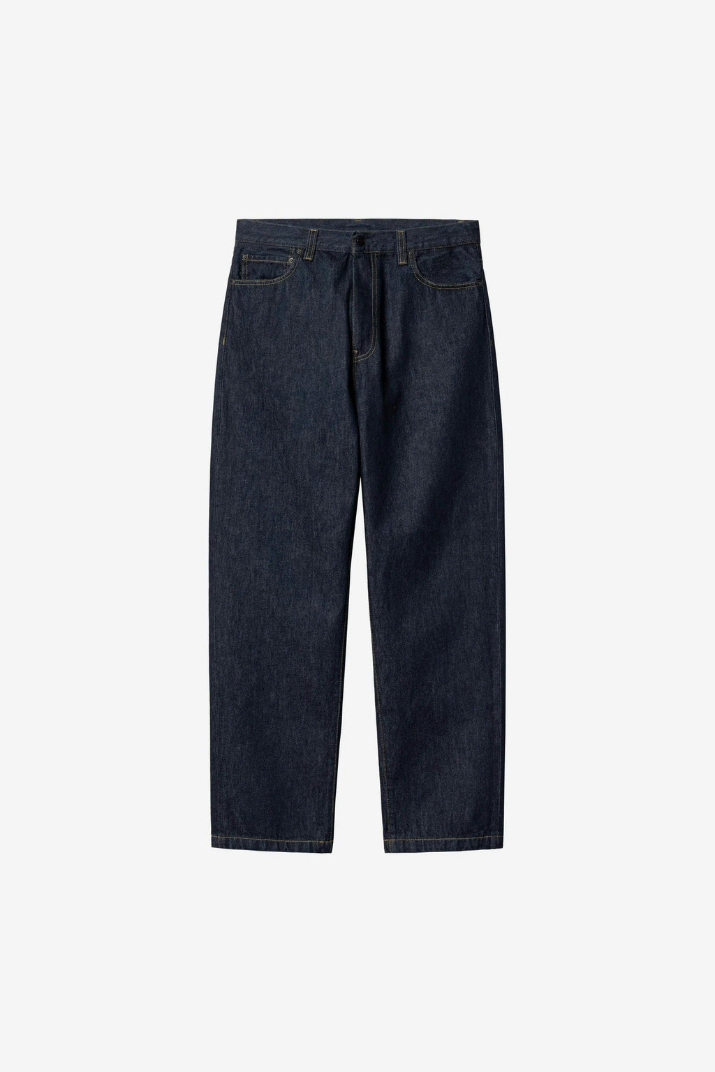 Carhartt WIP Aaron Pant in Blue Rinsed