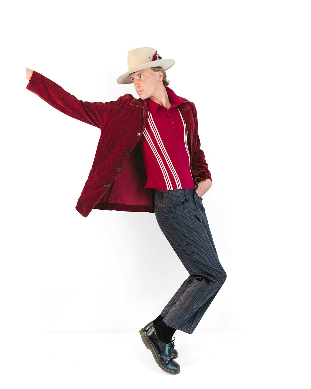 The Drift – Feathered Felt Hat