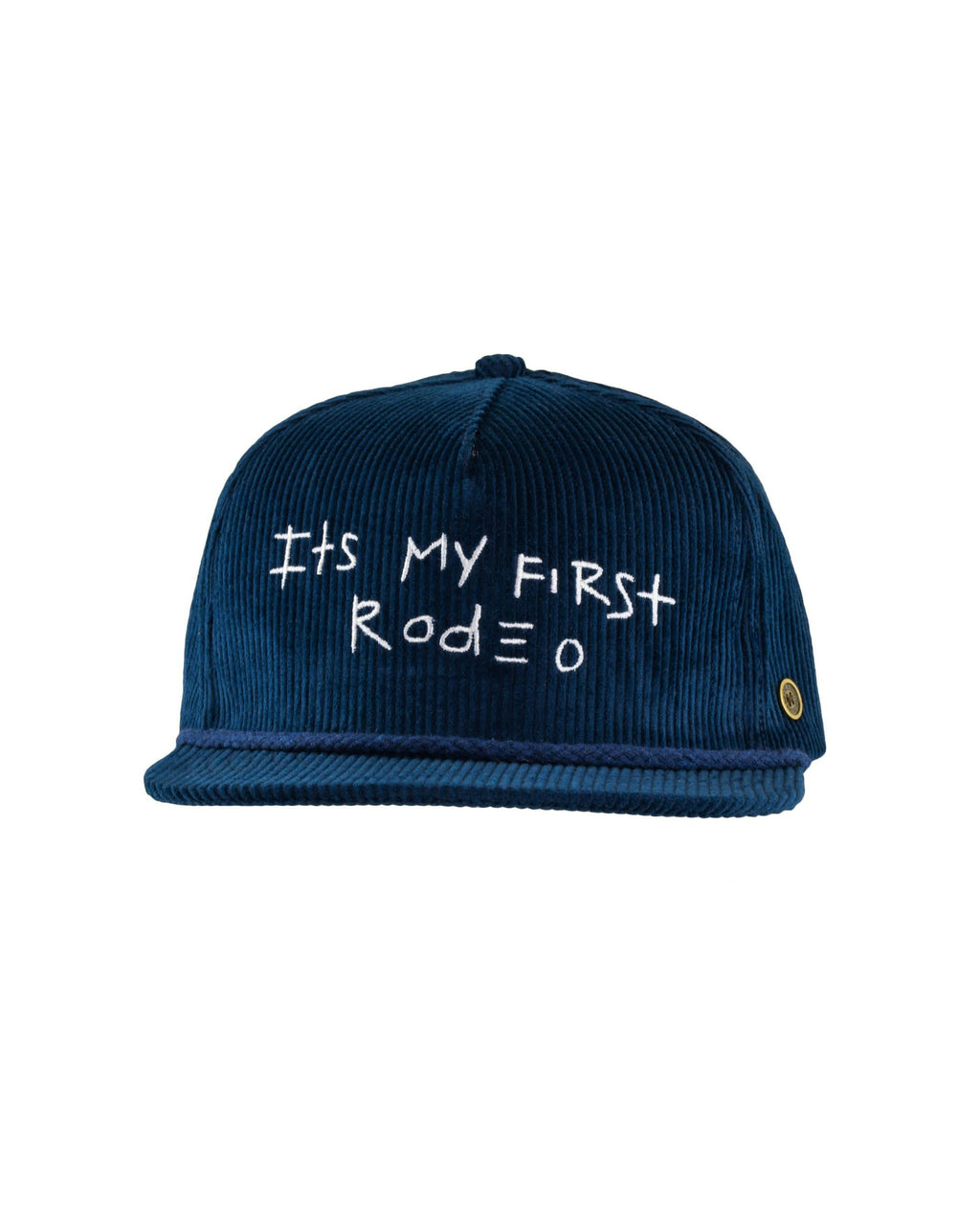 It’s My First Rodeo – Navy Corduroy Cap