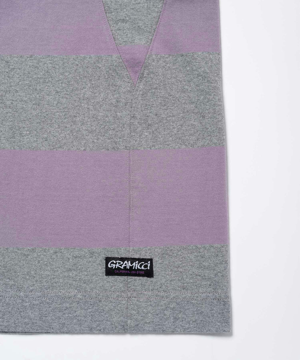 Gramicci Langdon Rugby Shirt in Heather / Purple