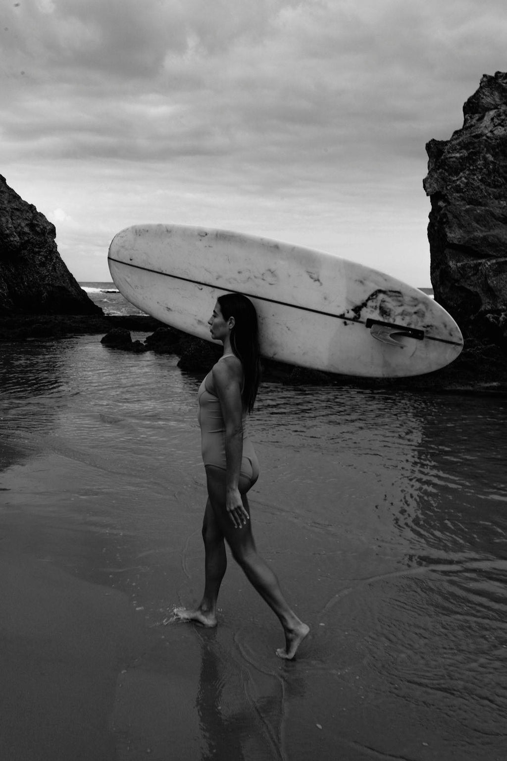 Yemaya One Piece Sleeveless Swimsuit ― Coffee