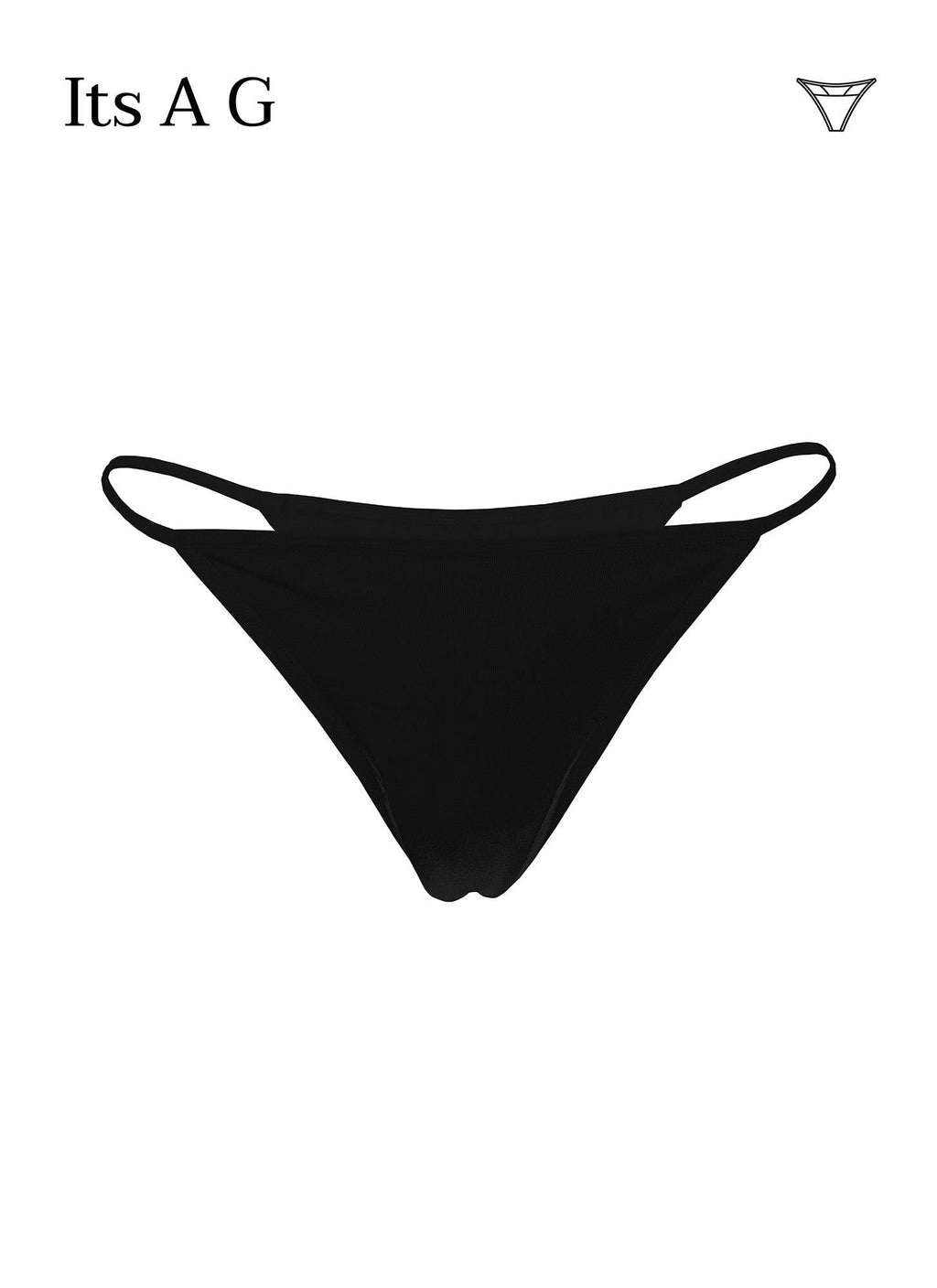 It's a G-String Modal Underwear - Black