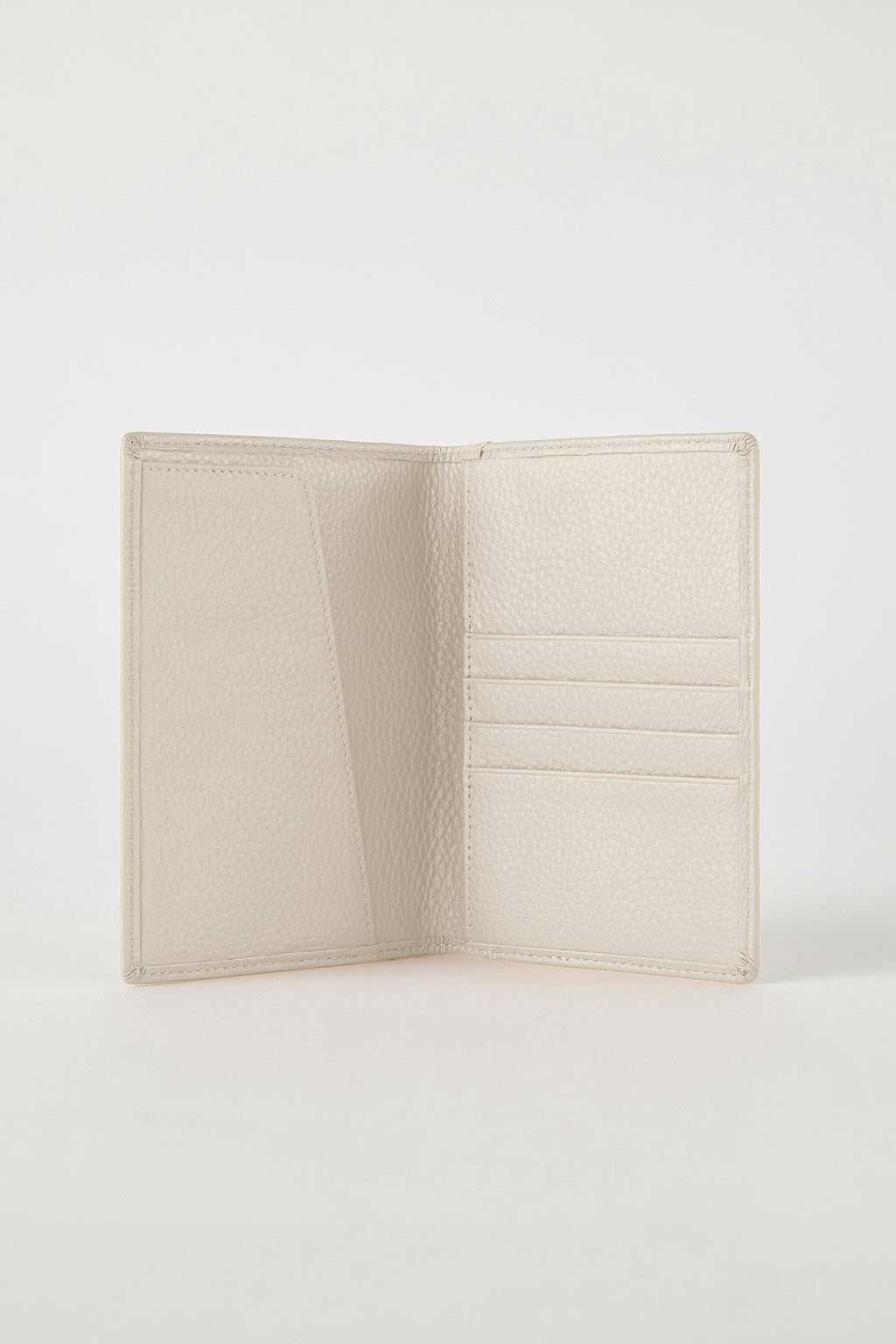 Luxury Leather Passport Wallet | White