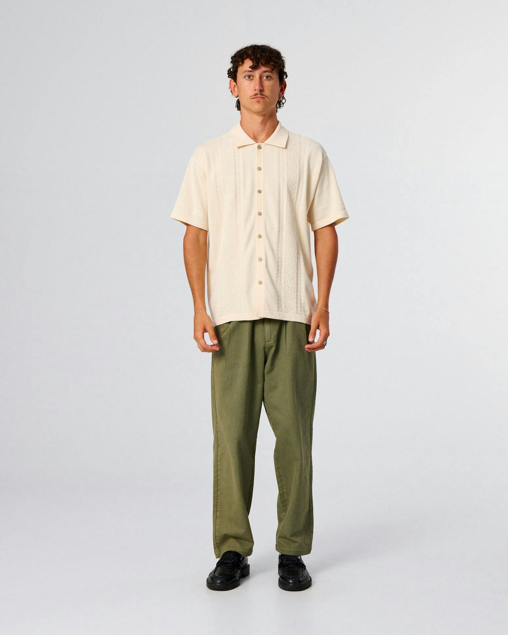 Trader Knit Shirt - Ecru