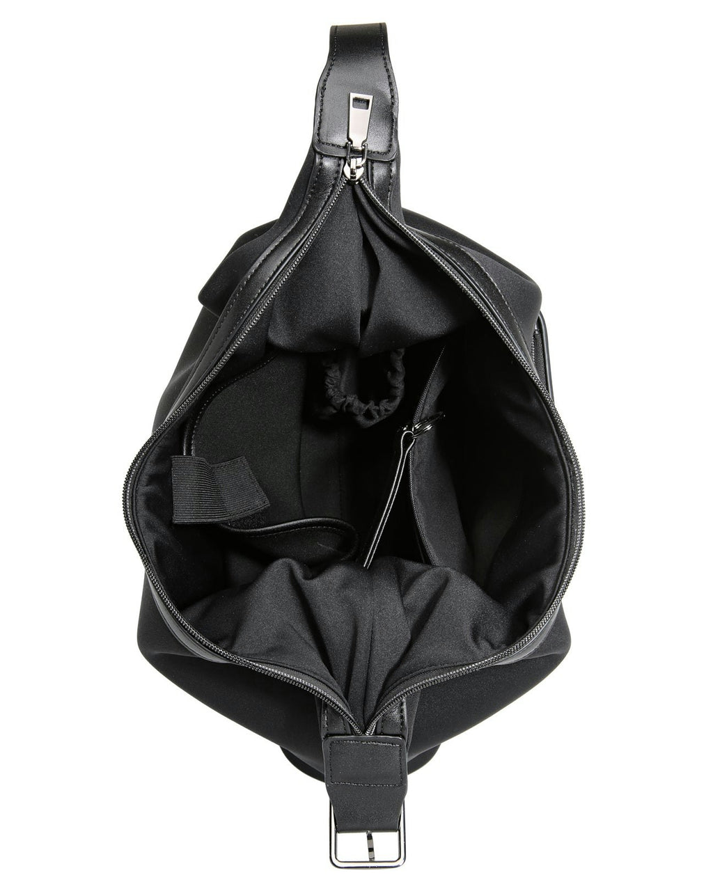 The Paige Bag (BLACK) Neoprene Oversized Shoulder Bag