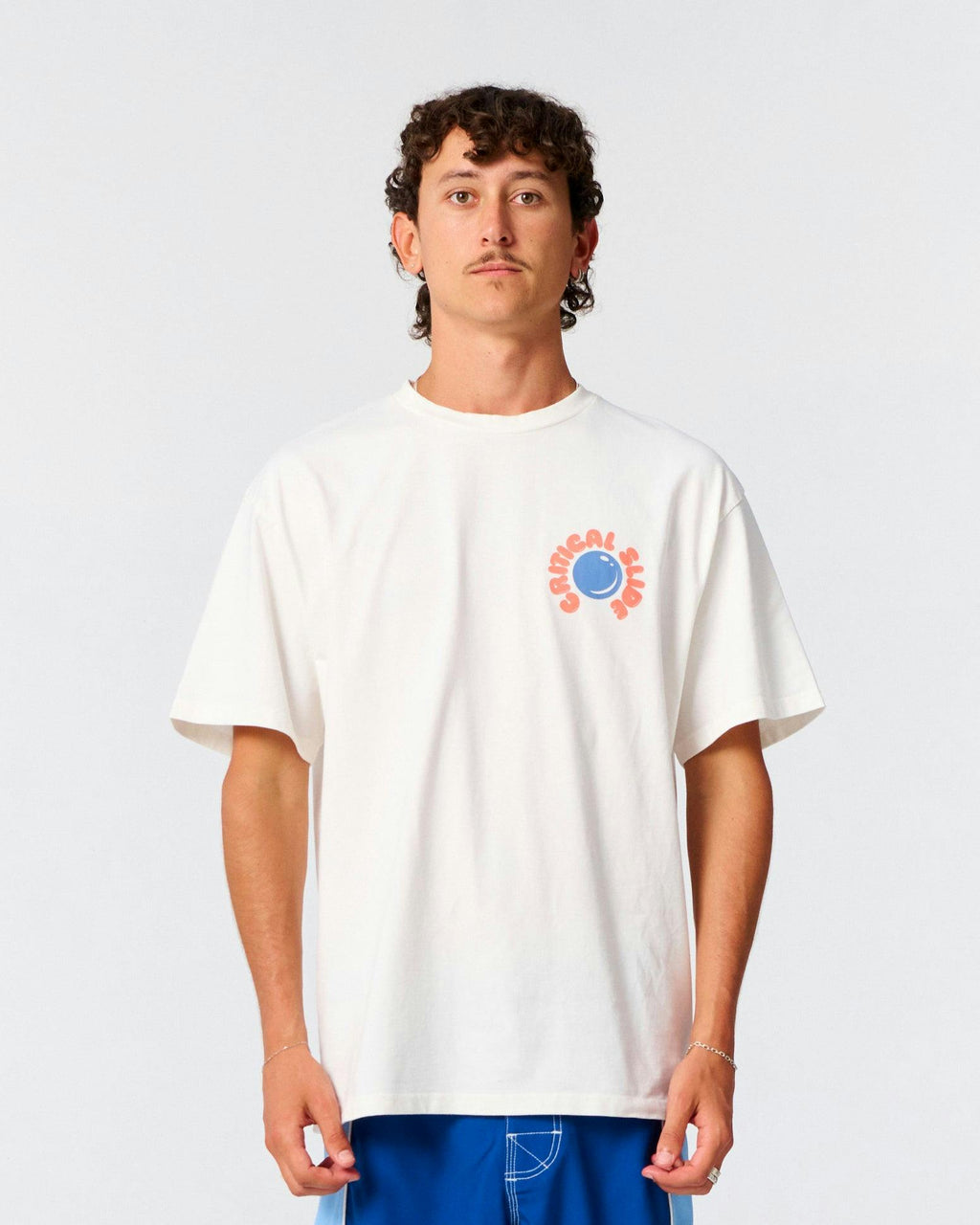 Resin Drop Tee - Vintage White