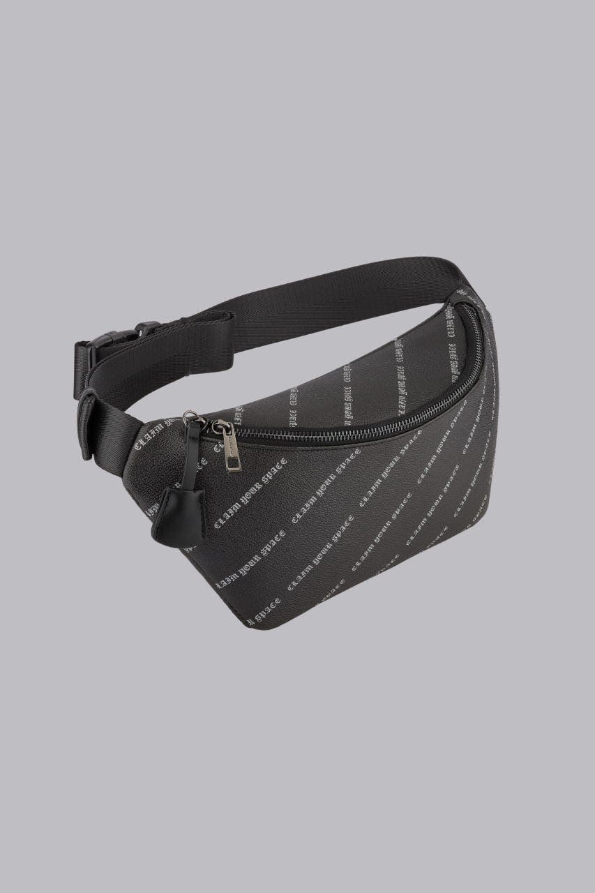 Clubman Monogram Travel Belt Bag - Black