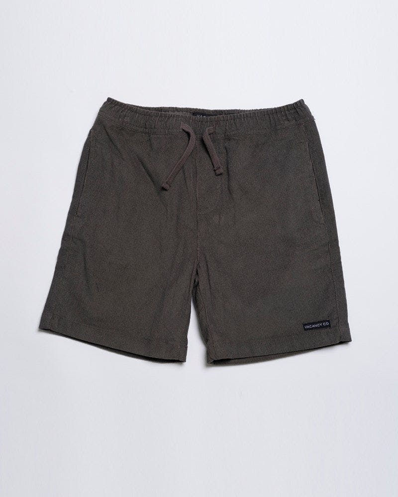 Cord Elastic Waist Stretch Short - Youth