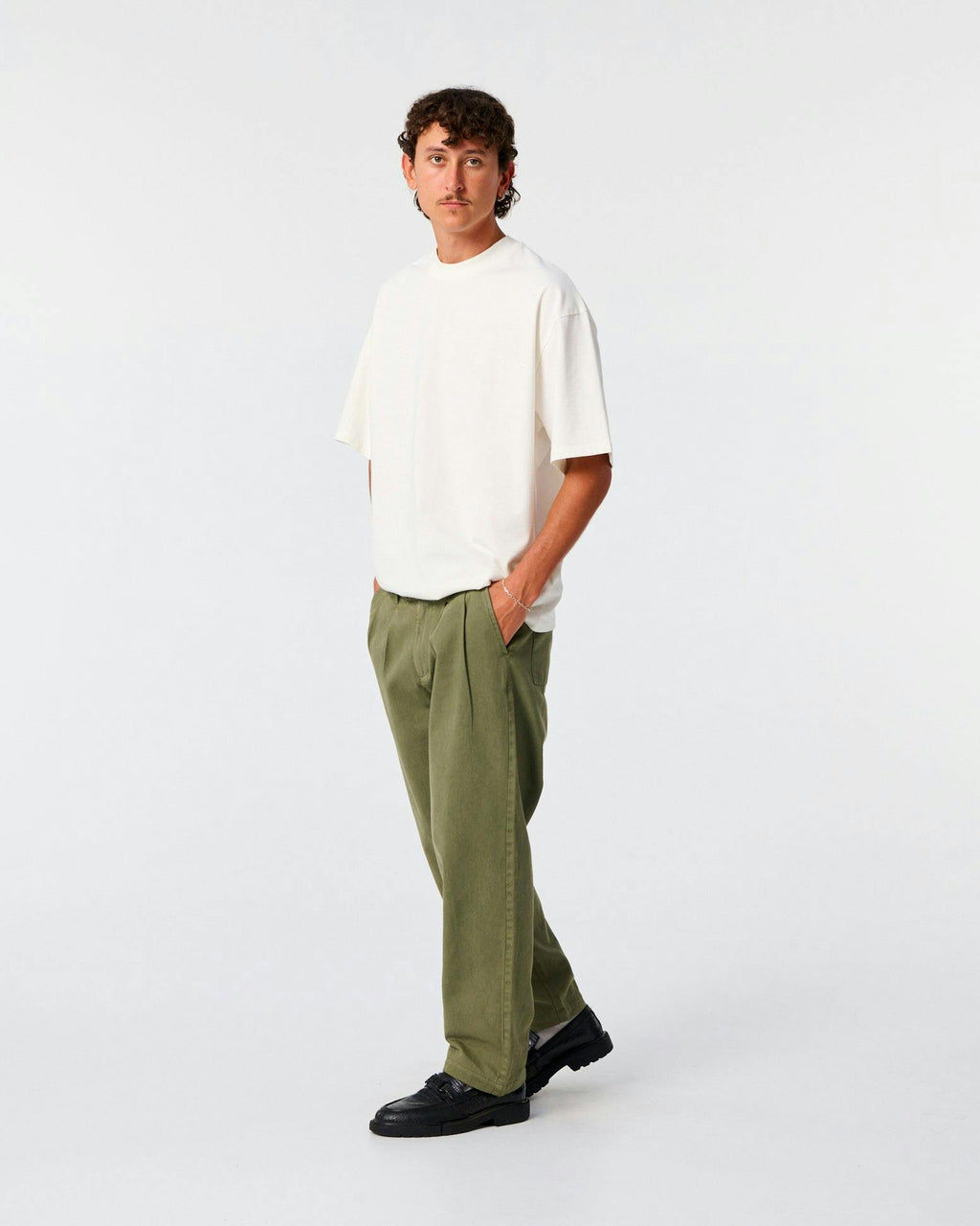 Harro Twill Pant - Dusty Green
