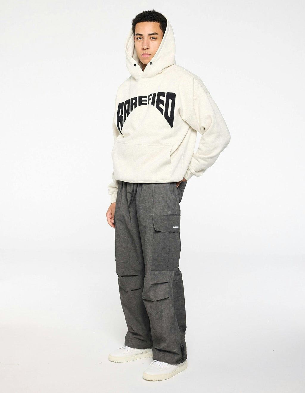 Curved Logo Hoodie