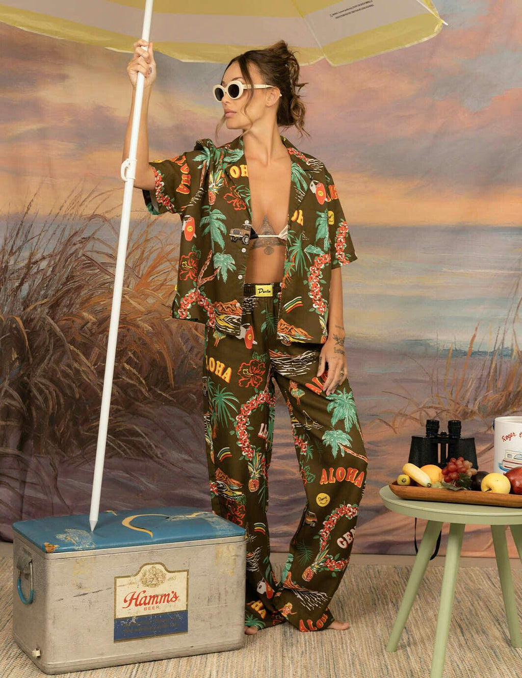 Palm Pant - Brown