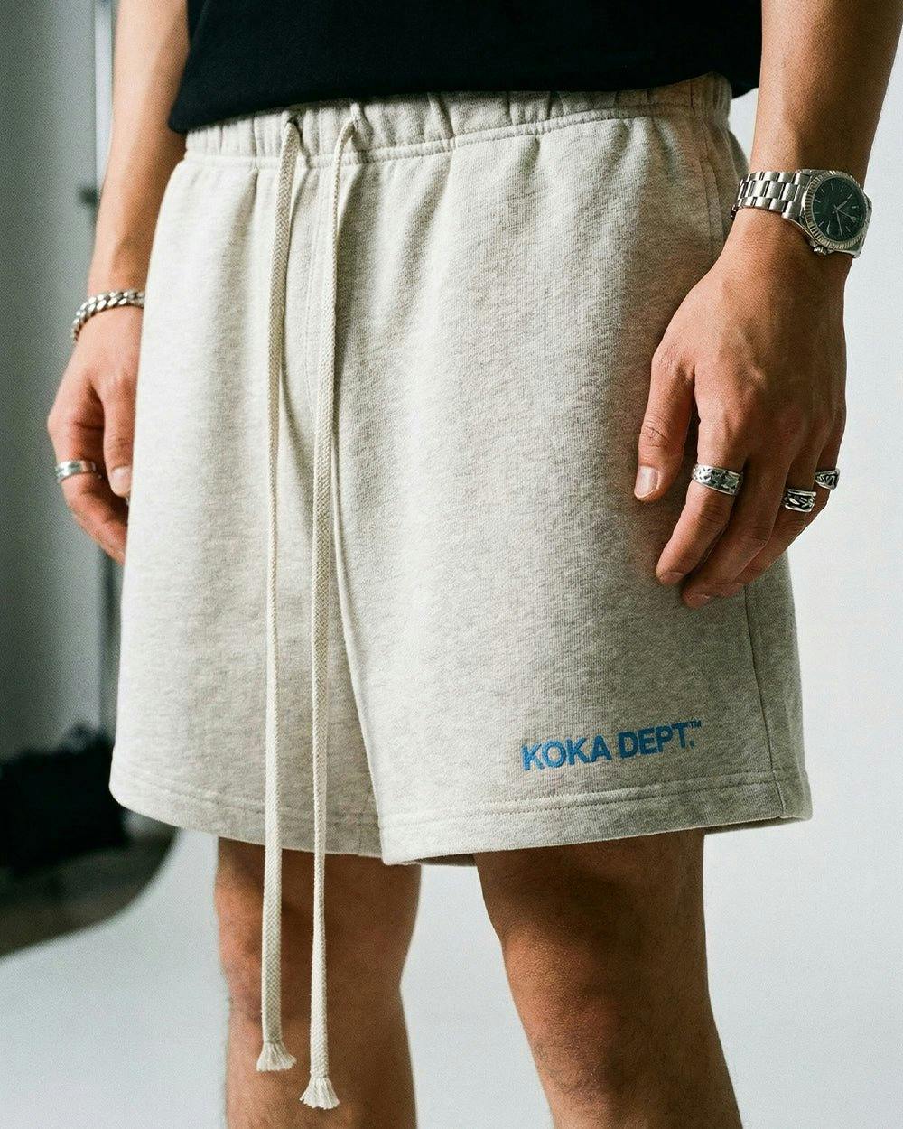 Premium Logo Shorts // GREY