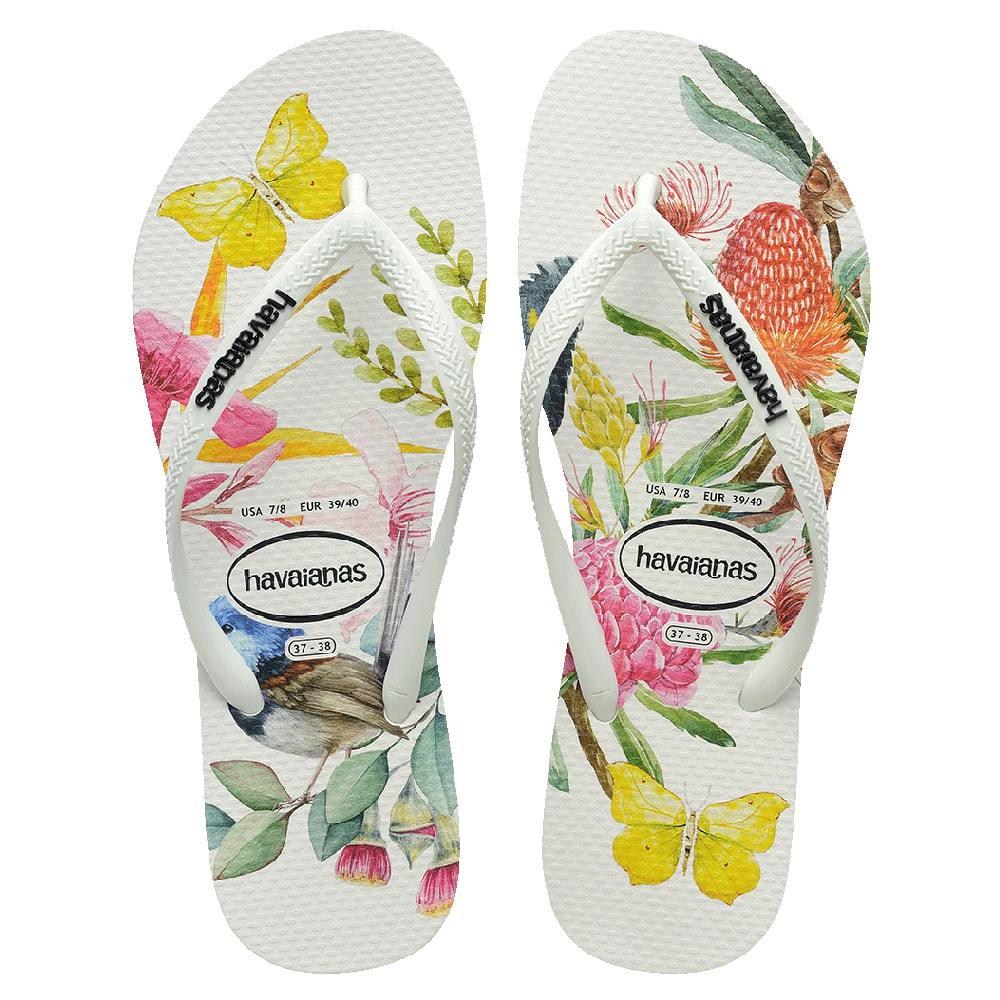 Slim Flora Thongs