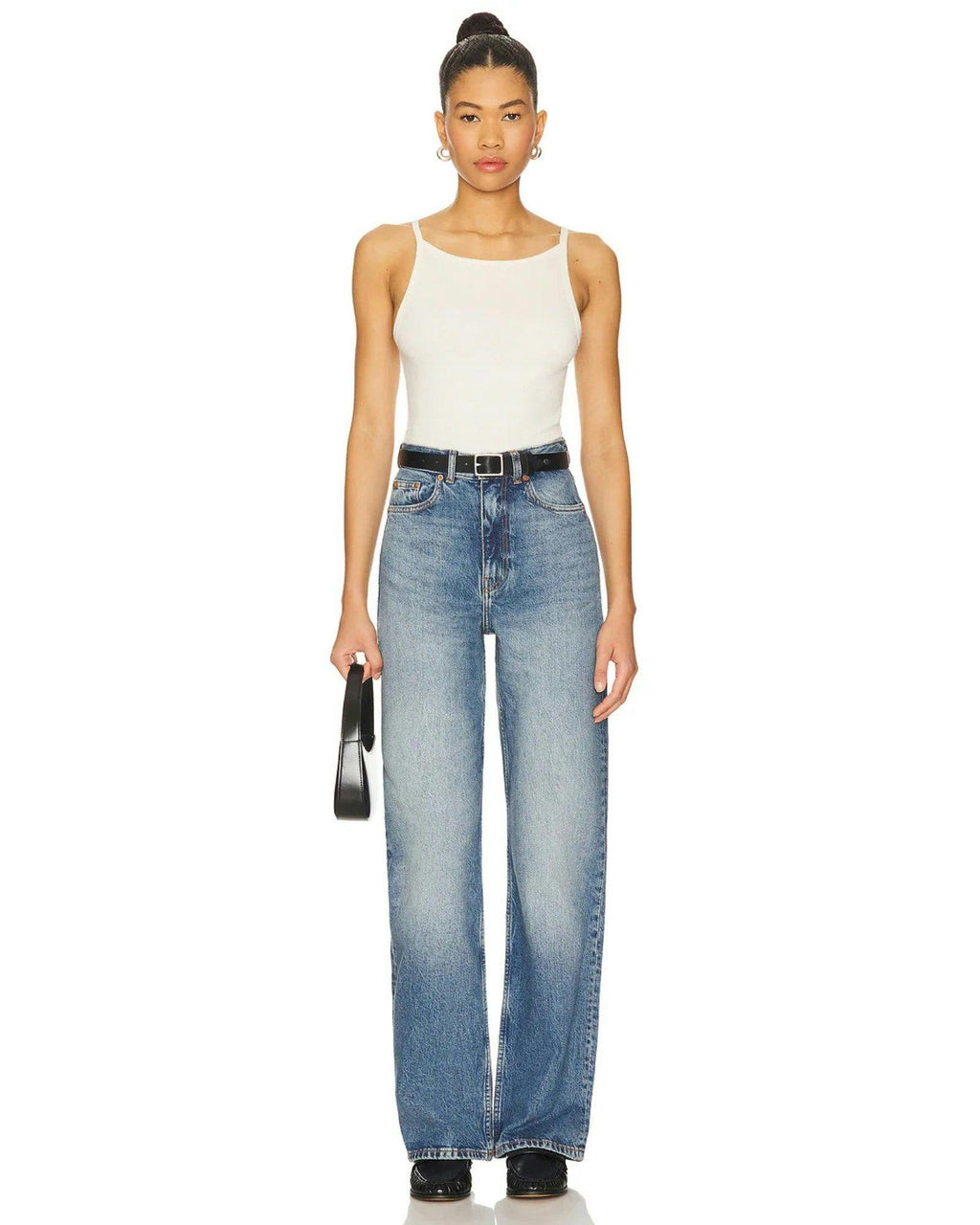 Echo High Straight Jeans - Bay Sky Fade