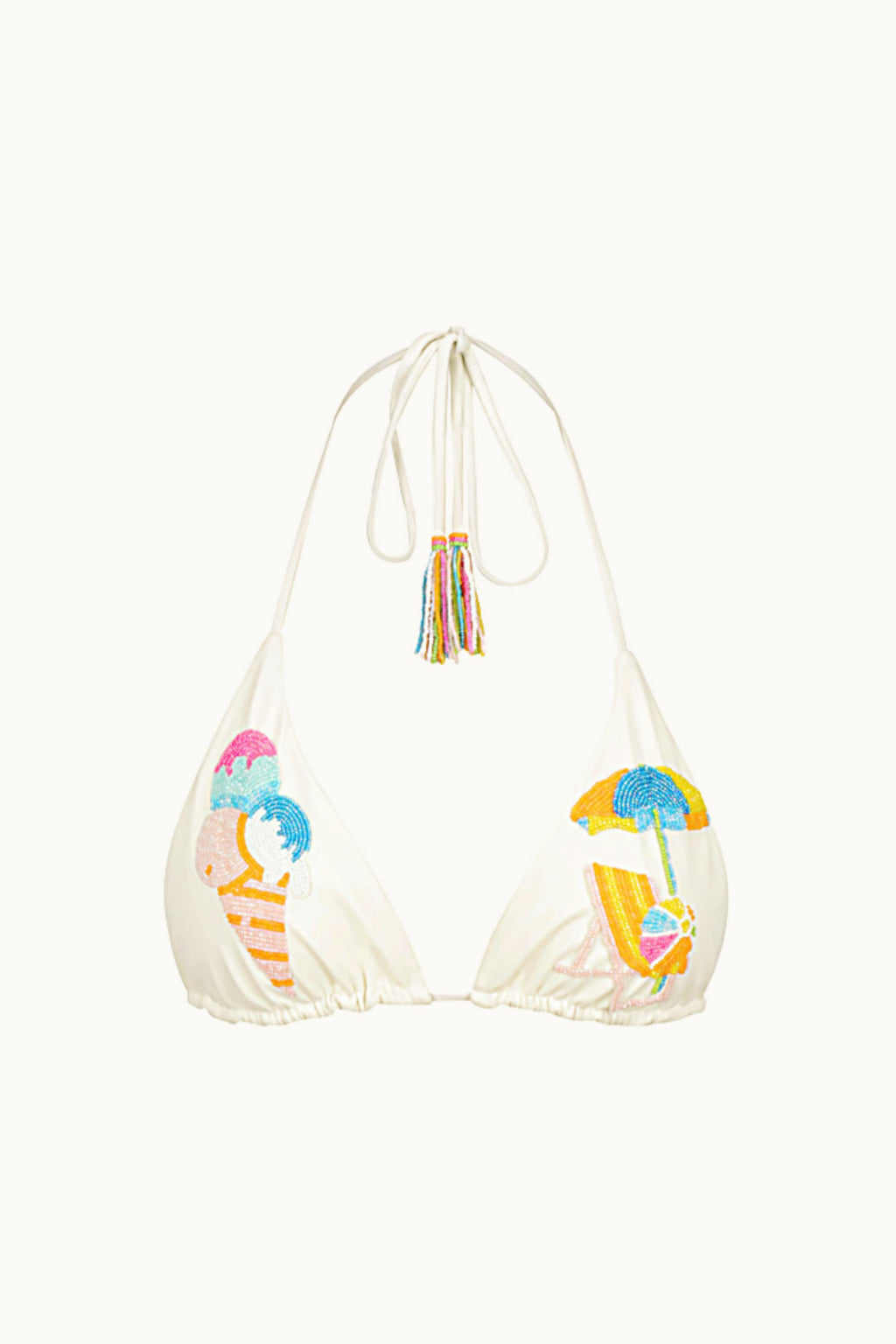 BEADED KINI TOP - GELATO