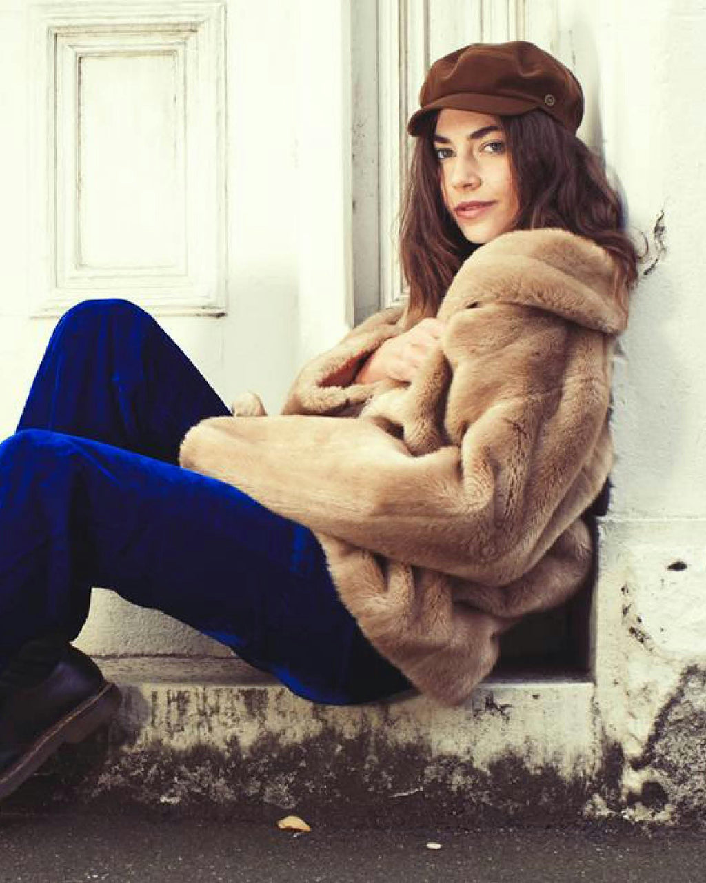 The Twist Paperboy Cap - Highland Yellow