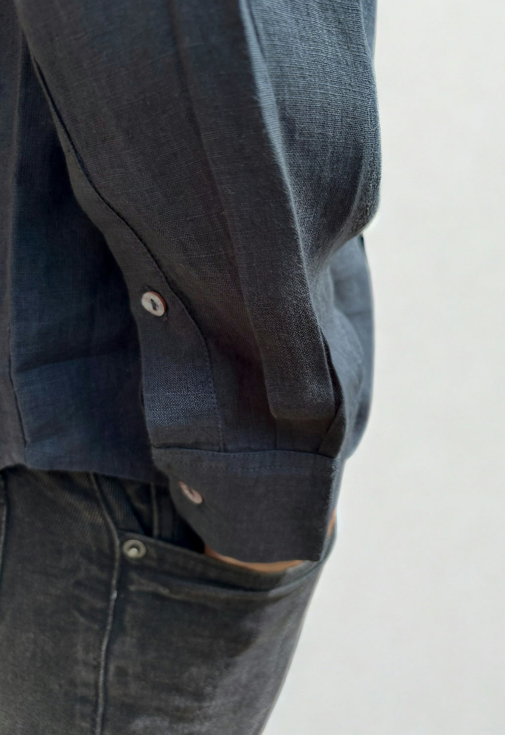 Linen Shirt Navy