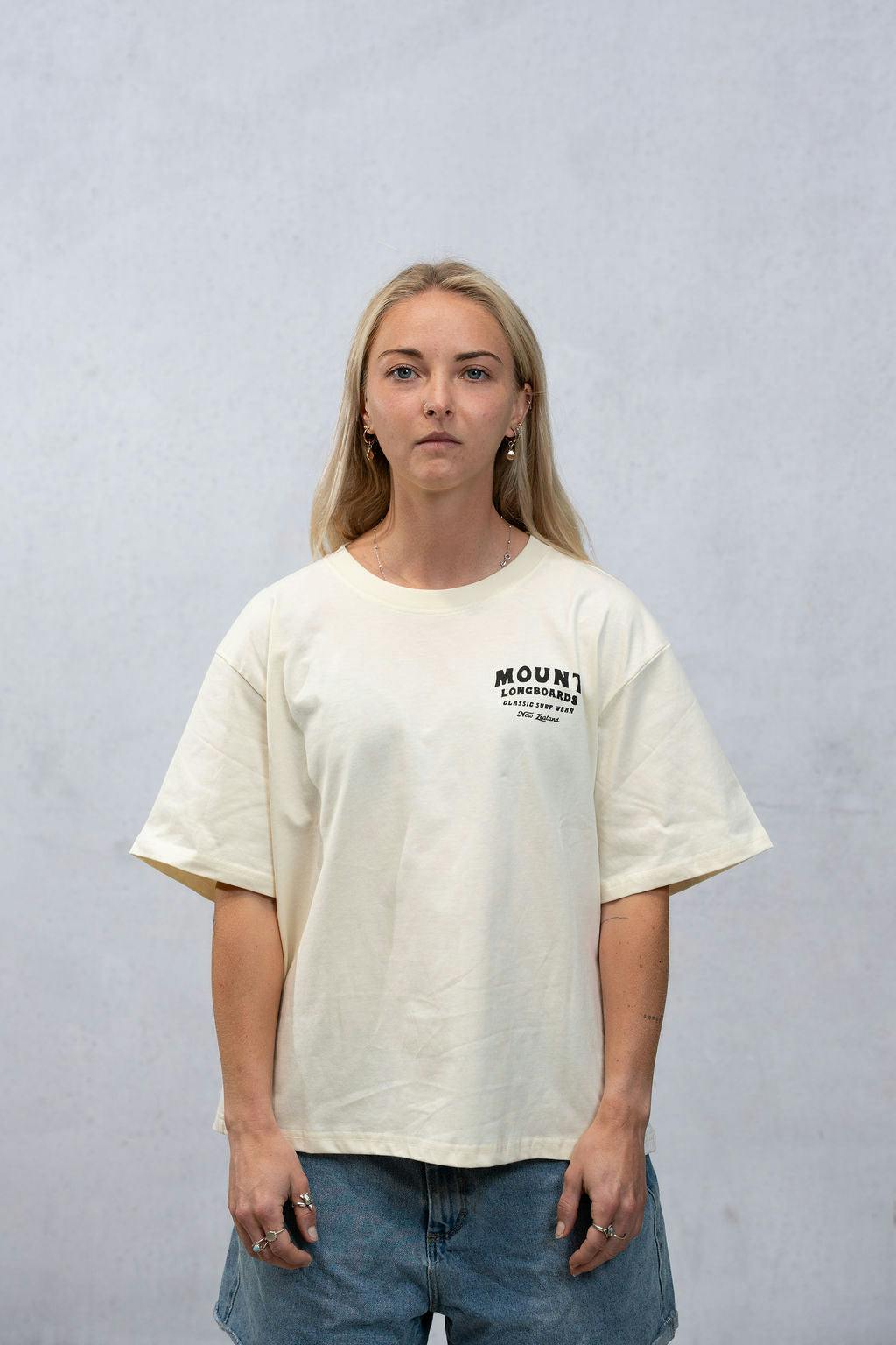 Longboards Lei Women's Tee - Natural