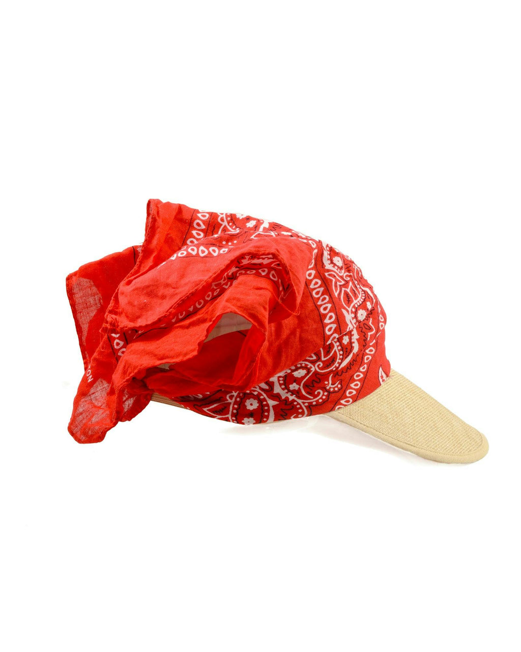 The Bandit Visor – Red Bandana