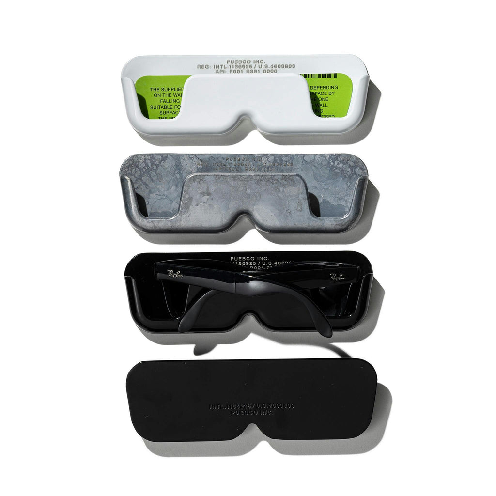 Puebco Aluminium Die Casting Glasses Holder in White