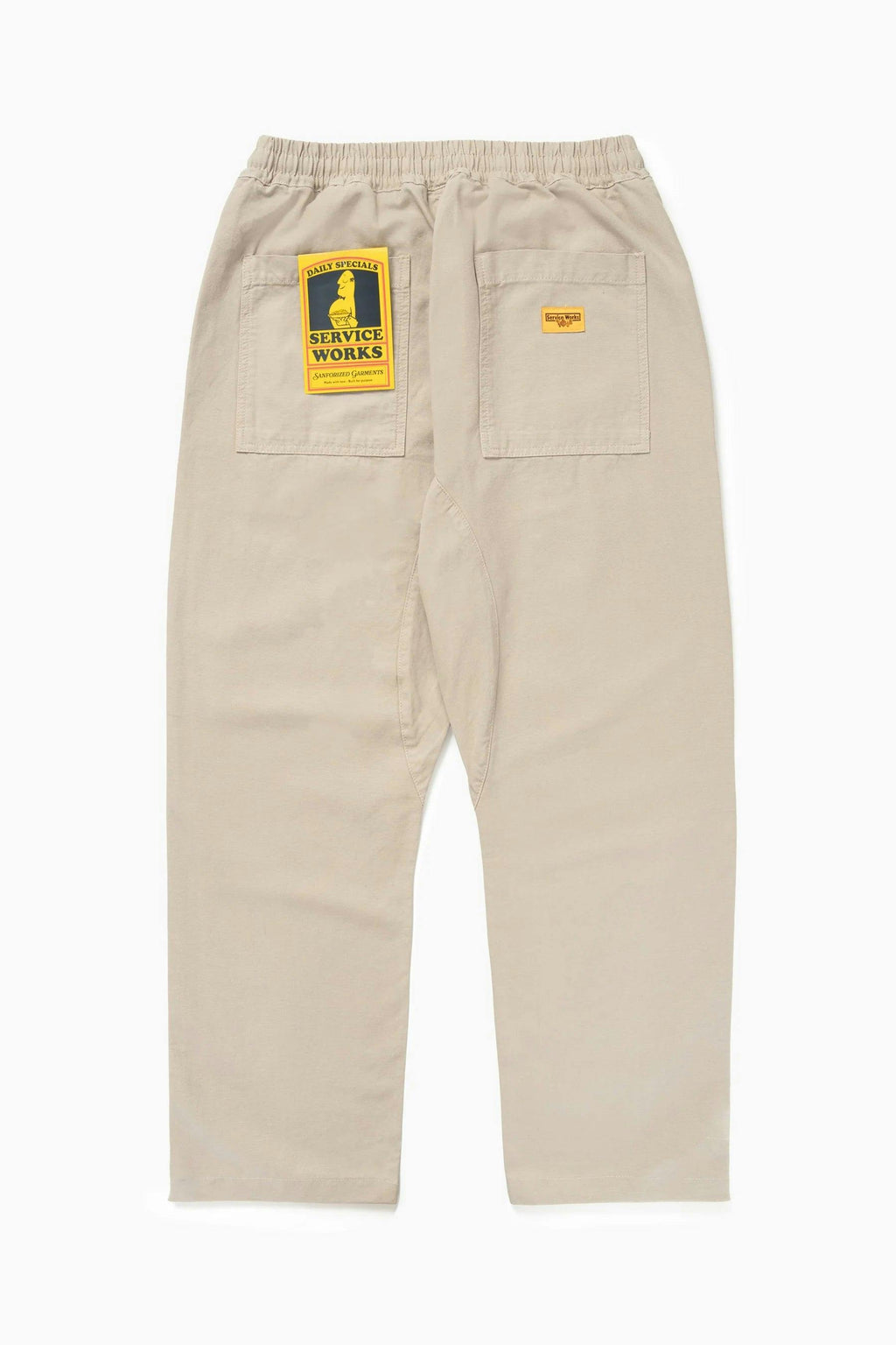 Service Works Classic Chef Pants in Stone