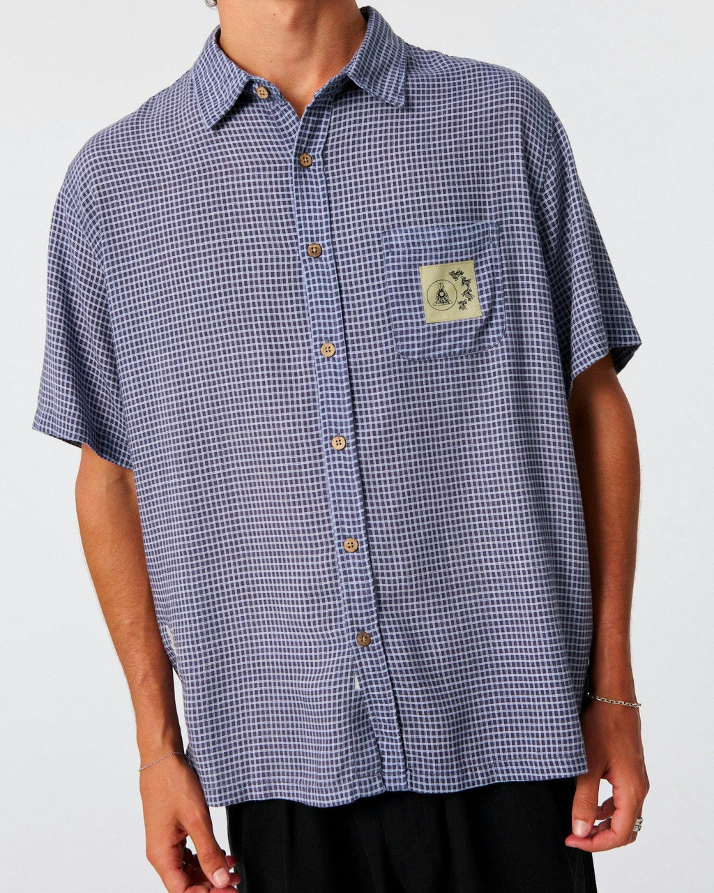 Wingnut Short Sleeve Shirt - Worker Blue