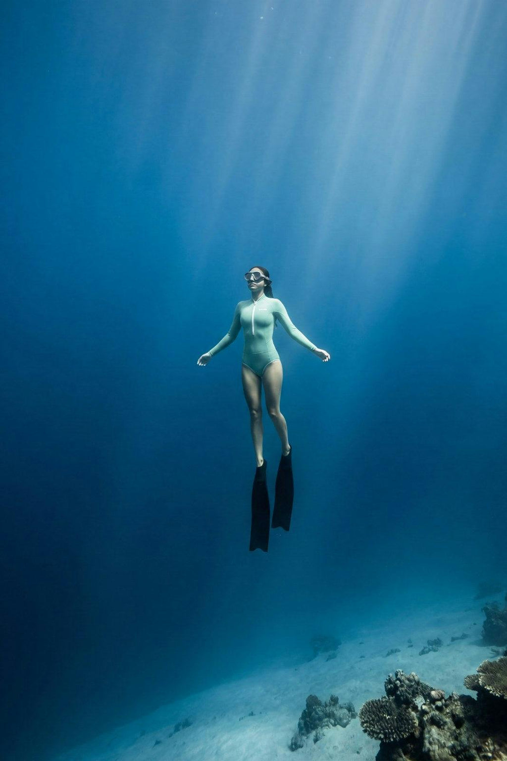 Horizonia Yulex® Springsuit Wetsuit ― Aquamarine