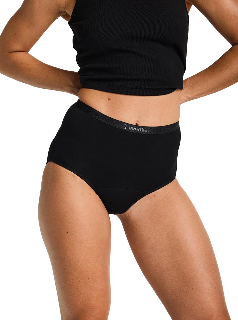 Classic Period Underwear Full Brief 3 Pack Light Absorbency Black