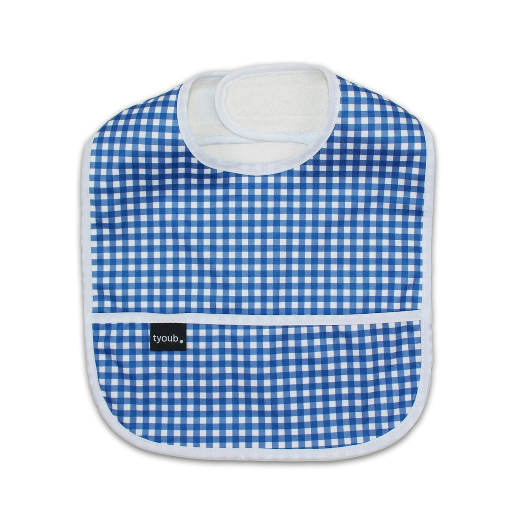 Baby Bib Tyoub Stay-dry - Blue Gingham
