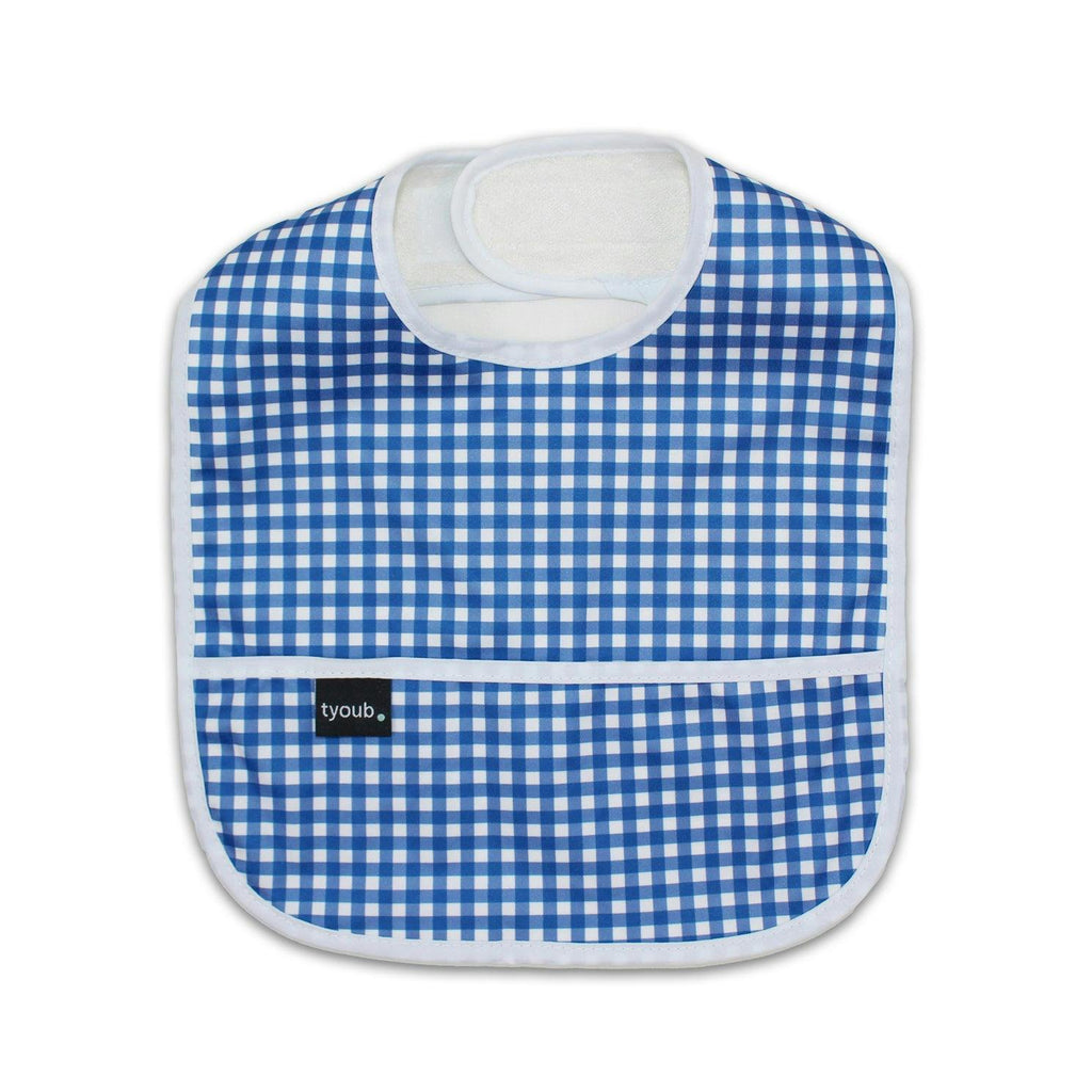Baby Bib Tyoub Stay-dry - Blue Gingham