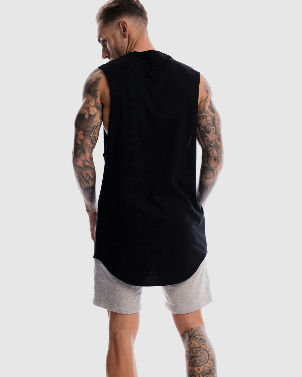 Absent Curved Hem Tank
