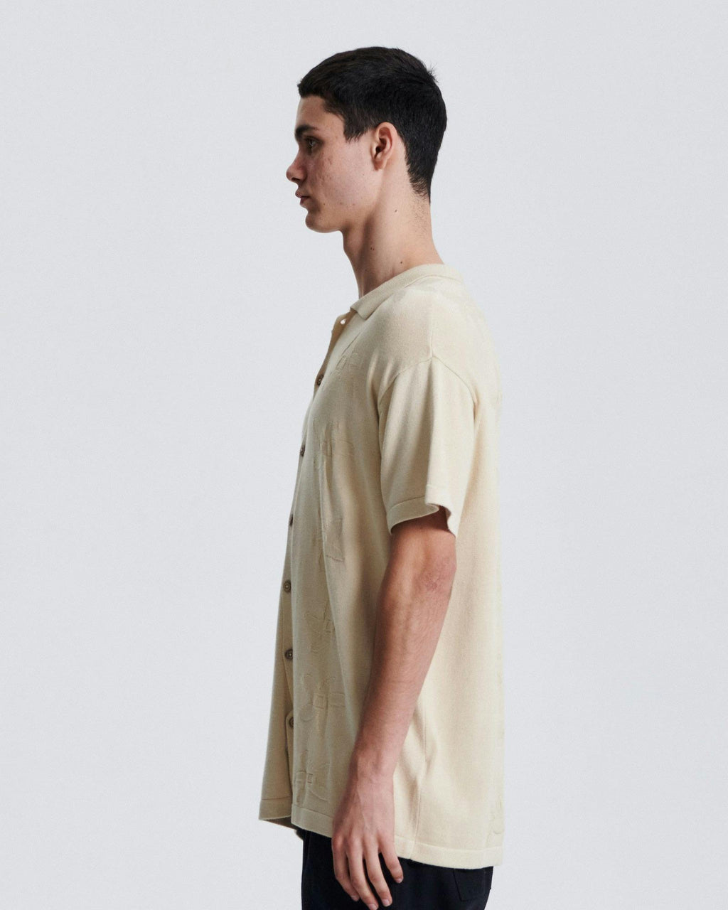 Seeker Polo Knit Shirt - Sand