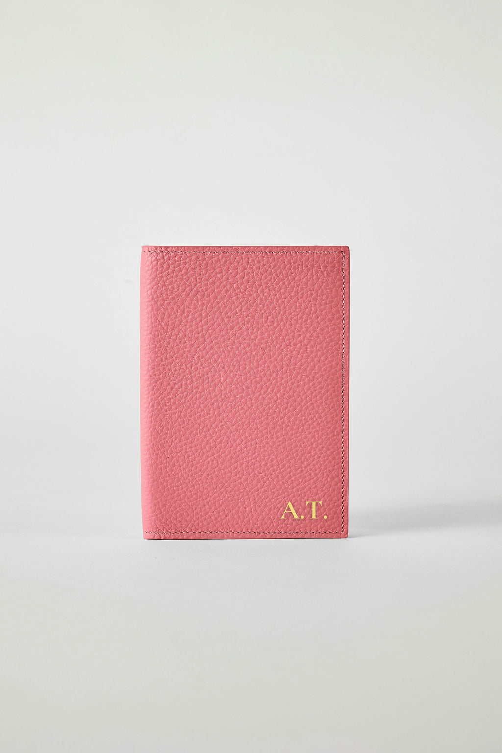 Leather Passport Holder | Bubblegum Pink