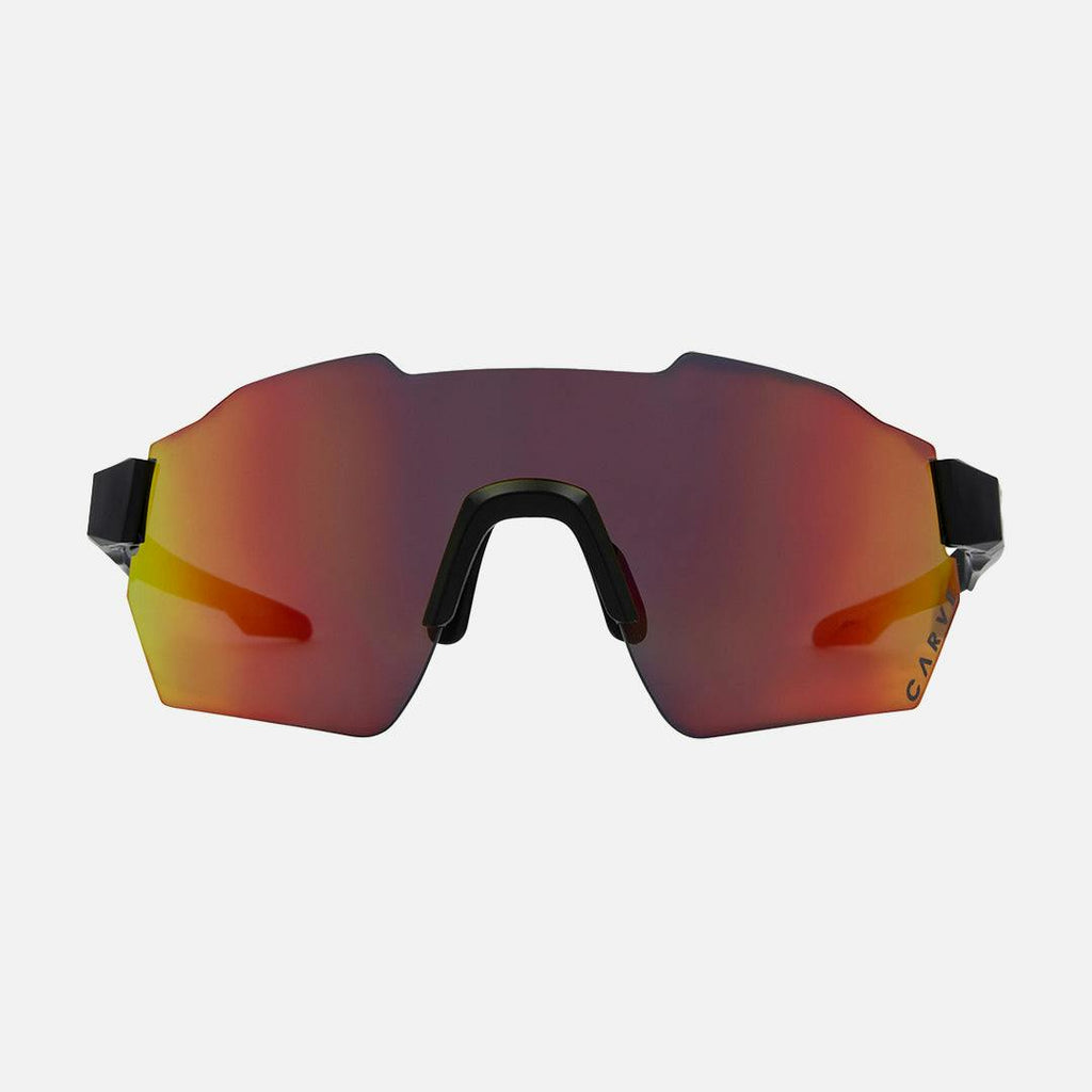 Level Up - Frame: Matte Black   Lens: Grey with External Red Iridium