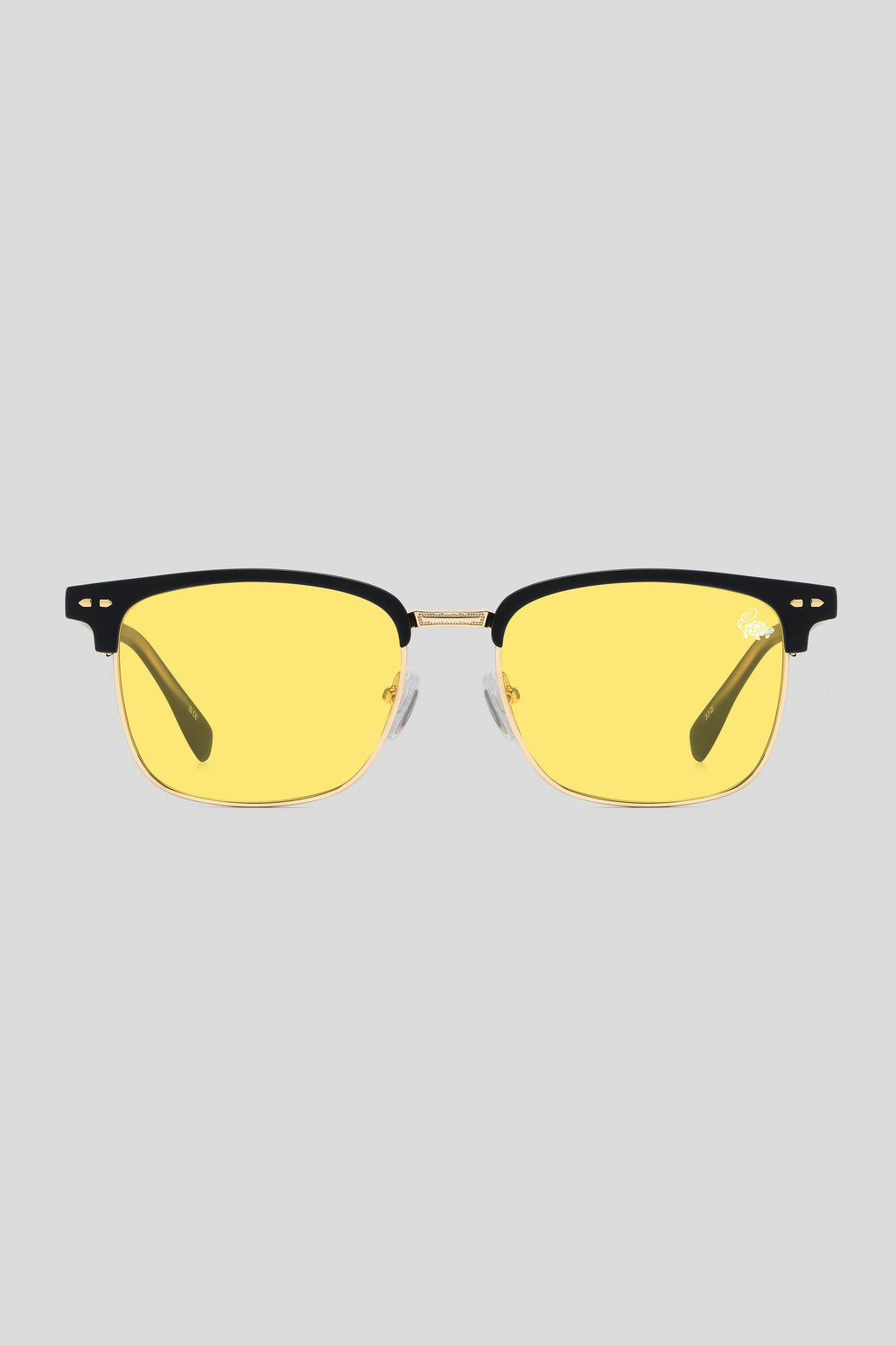 Clubmaster Black | Yellow Anti Blue