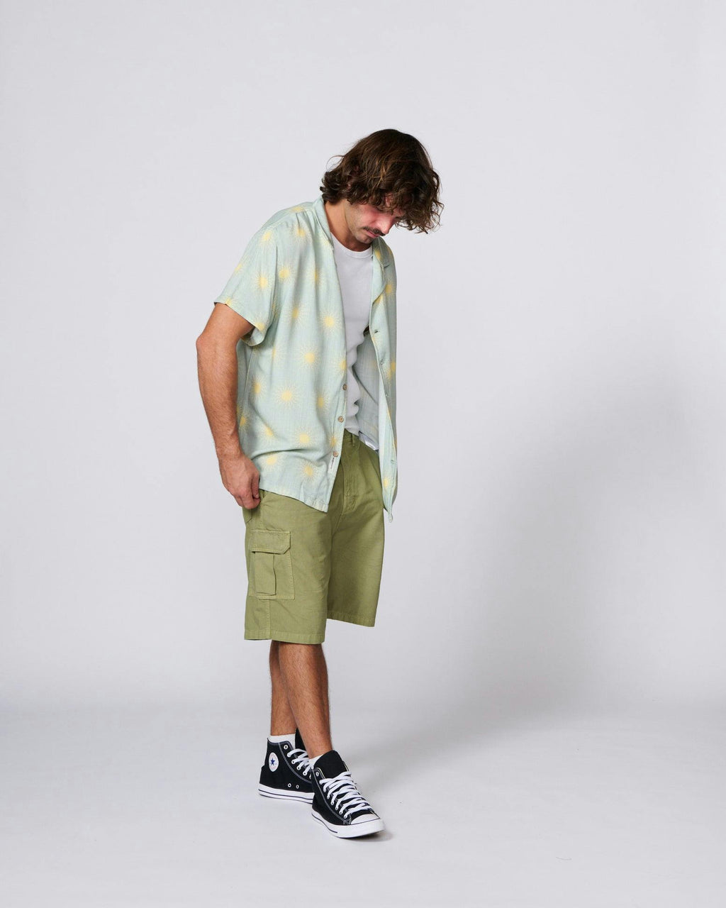 Sun Salute Resort Shirt - Seafoam