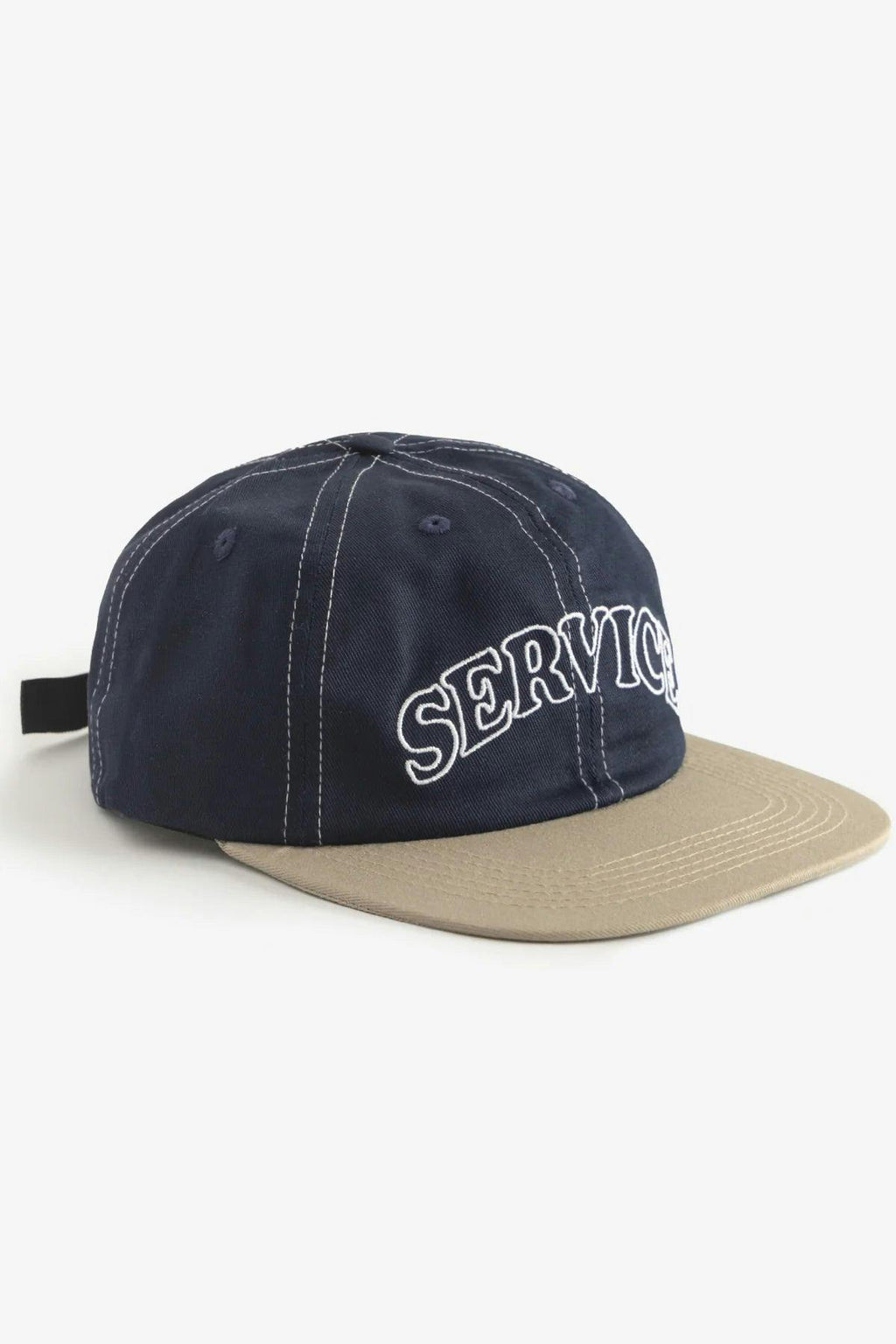 Service Works Arch Logo Contras Stitch Cap Navy/Khaki