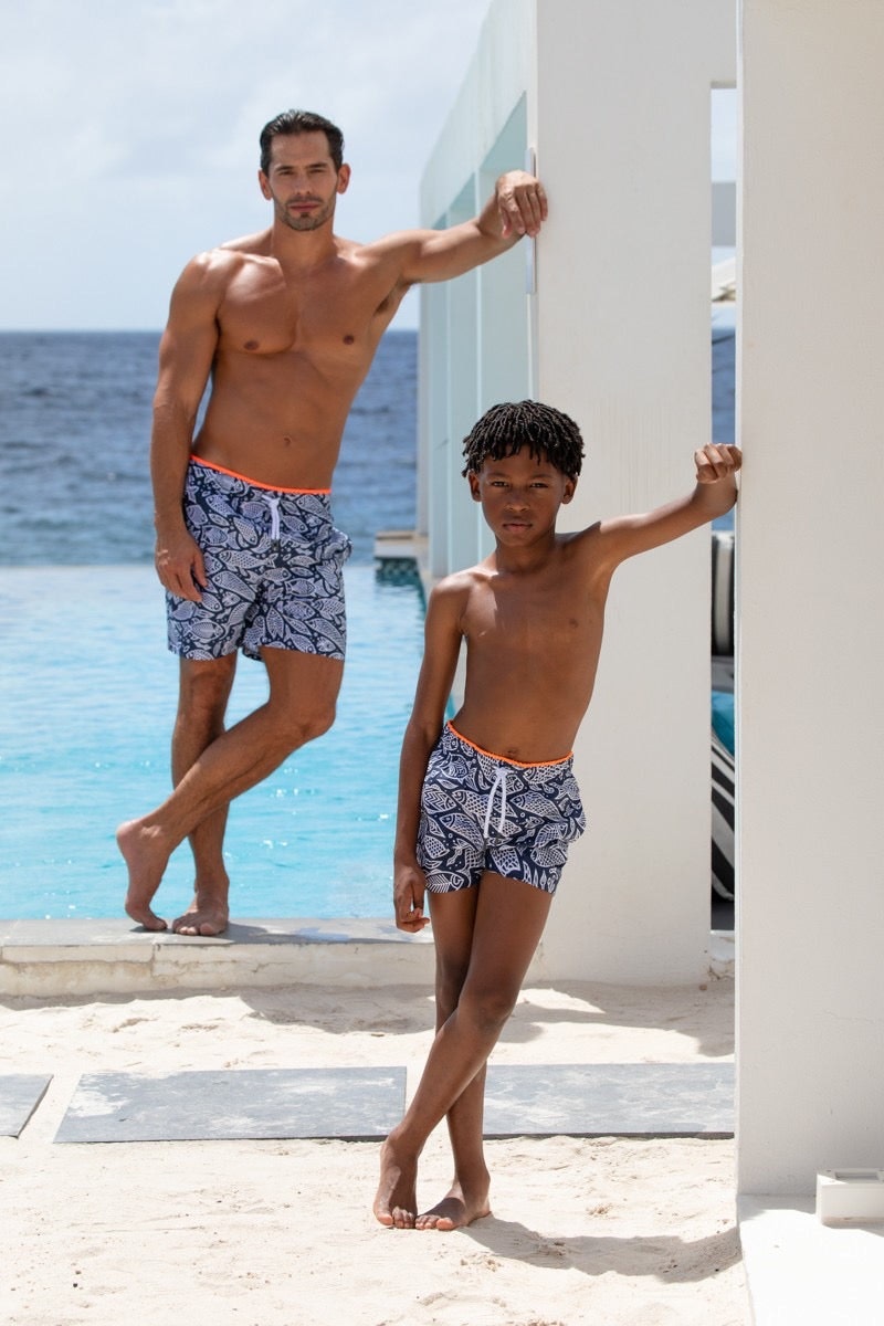 Barbados Navy Shorts Kids