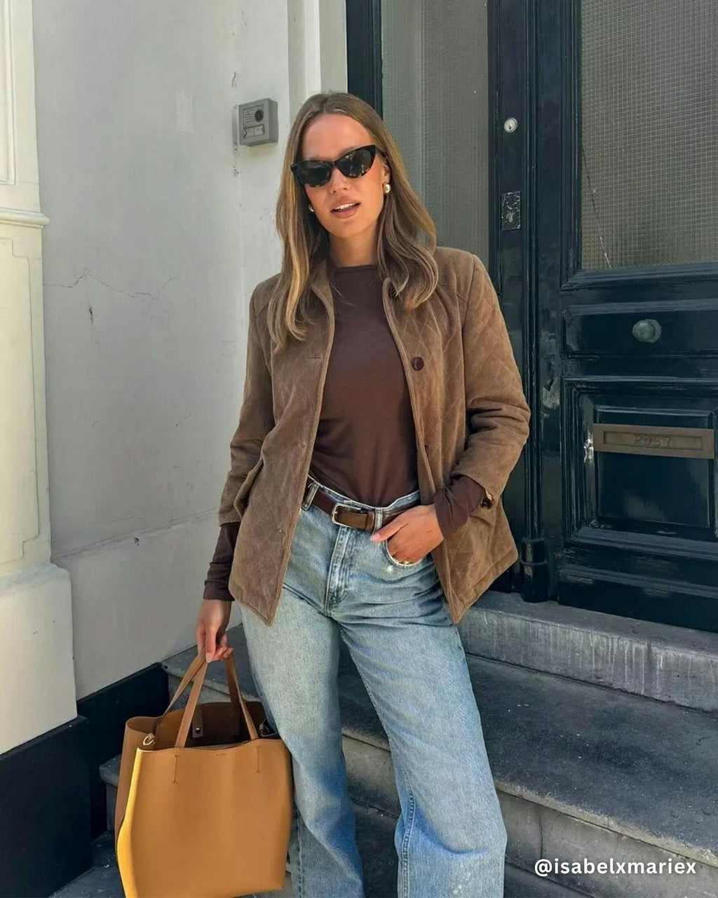 Echo High Straight Jeans - Blue Jay