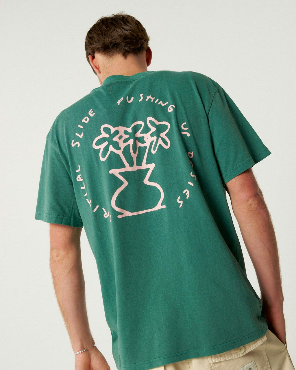 Daisy Tee - Dusty Green