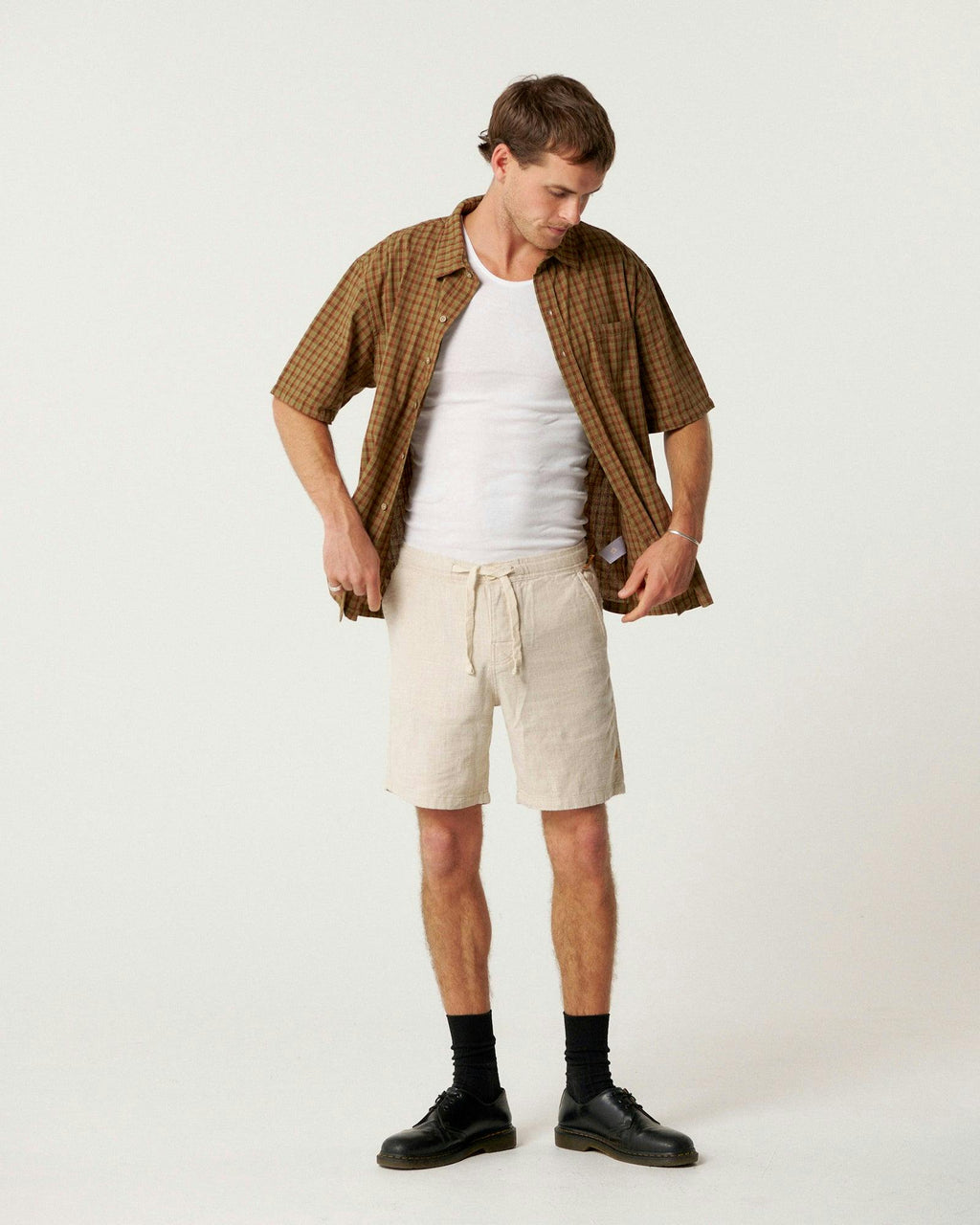 Cruiser Linen Short - Ecru