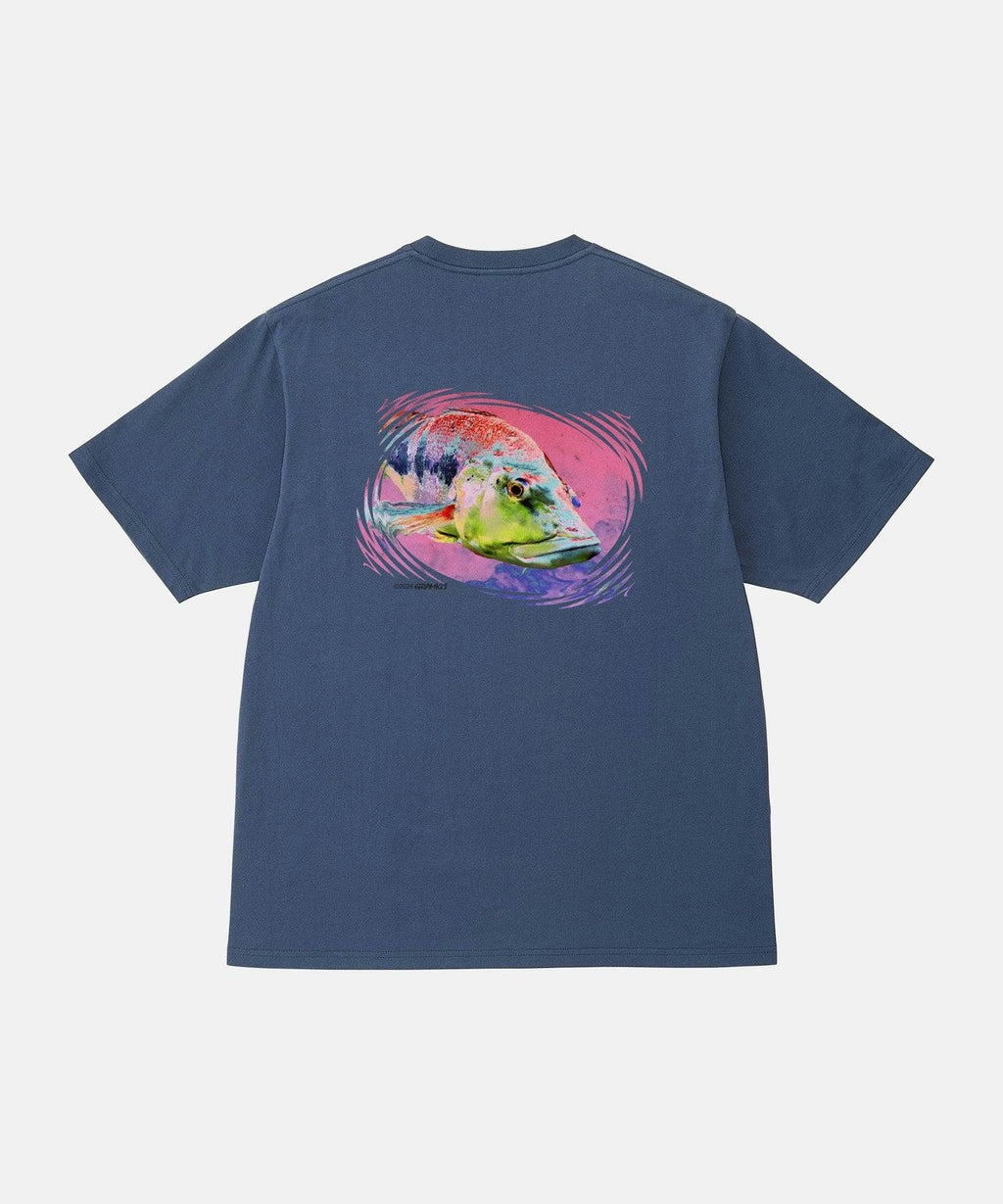 Gramicci Bass Tee in Navy