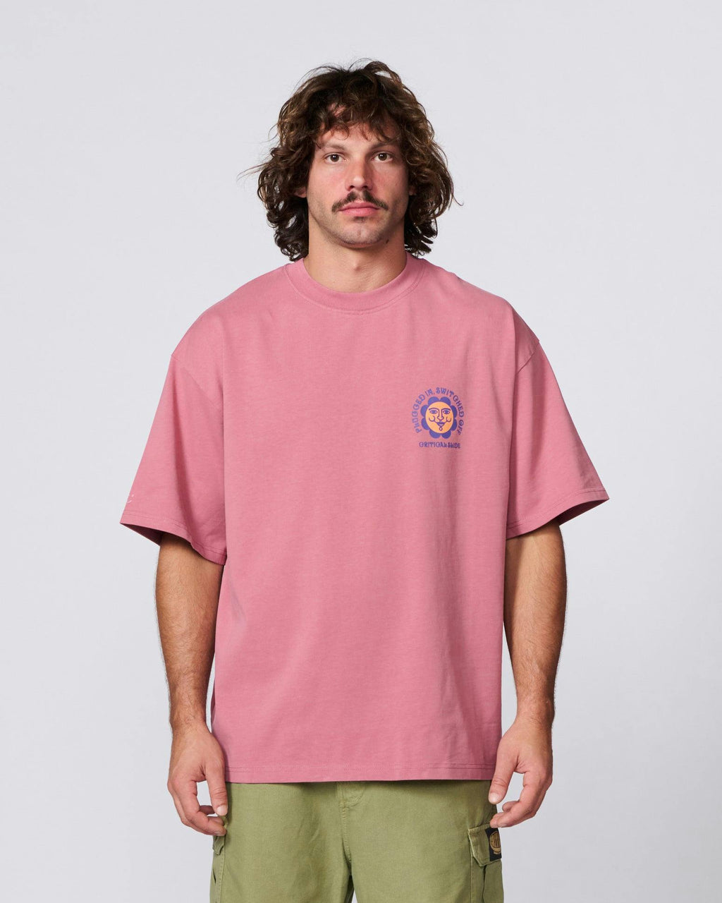 Switch Jumbo Tee - Dusty Rose