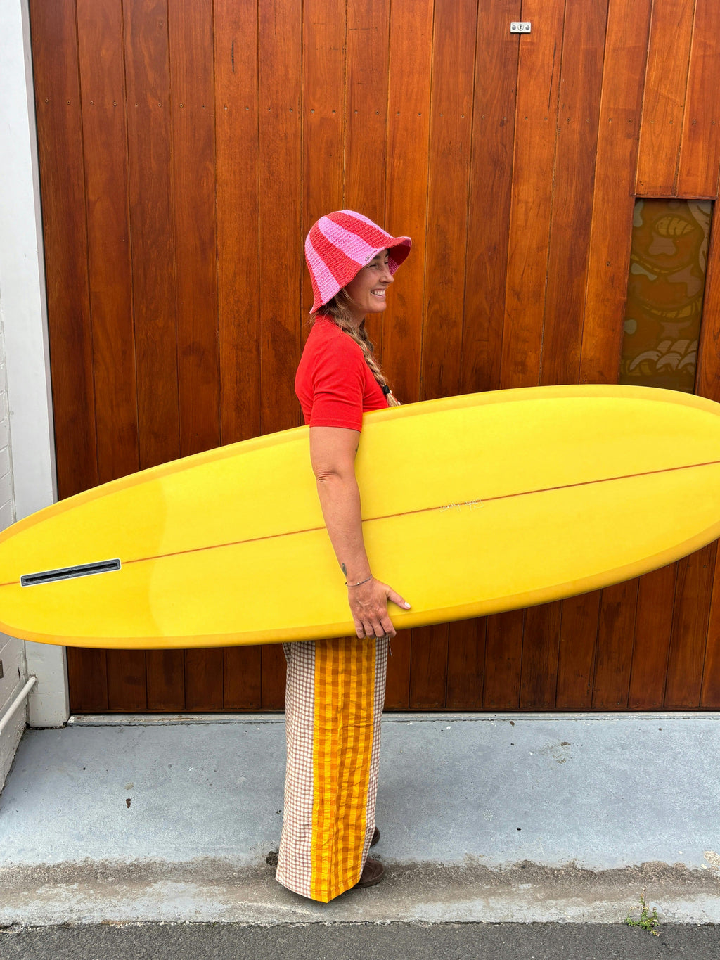 Patchwork Pant in Ginger Gingham