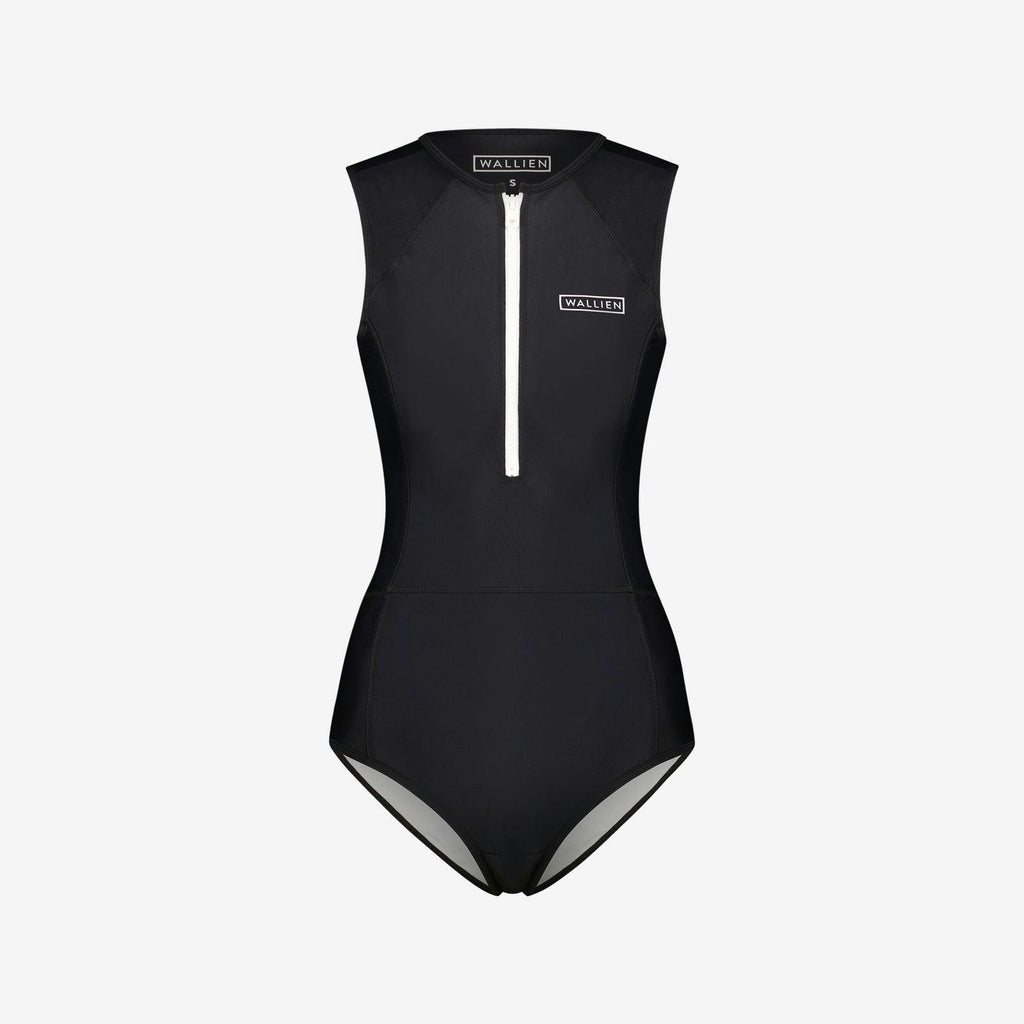 One Piece Swimsuit Full Coverage - Black